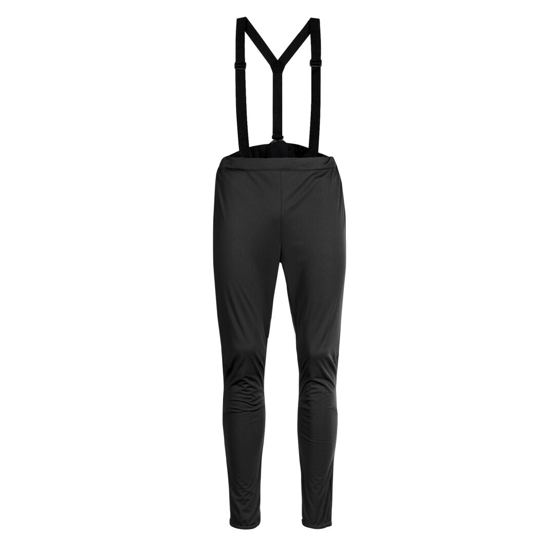 Halti Siide XCT Set Men's black bib pants with adjustable straps, ideal for cross-country skiing or winter running.