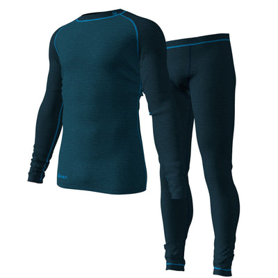 Holure Mens Fleece Lined Thermal Underwear Set Mid Weight Warm