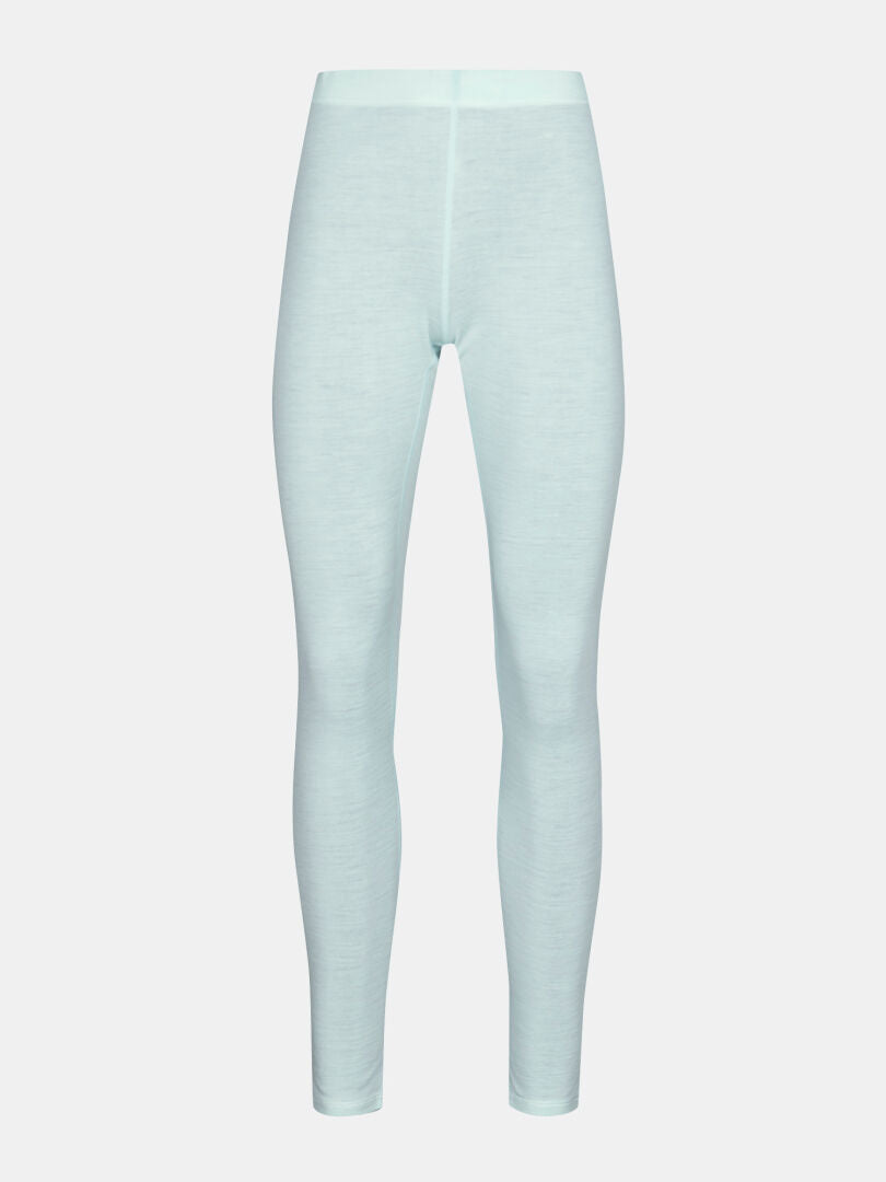 Light blue Halti Neva merino base layer set women’s leggings with an elastic waistband.