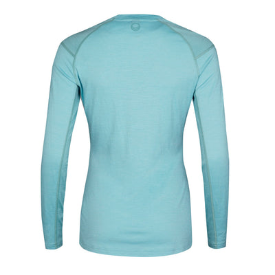 Halti Pihka merinovillakerrasto naisten sininen / Halti Pihka Women's Blue Merino Wool Base Layer / Halti Pihka Merinowolle-Unterwäsche Damen Blau / Halti Pihka merinoullunderställ dam blå