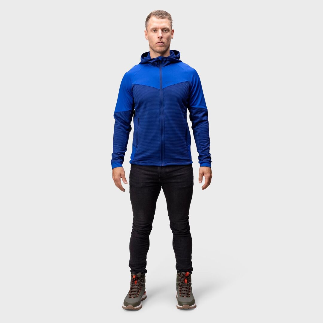 Halti HeatGrid men's technical midlayer jacket blue / Halti HeatGrid technische Midlayer-Jacke für Herren  / Halti HeatGrid teknisk mellanlagersjacka för herrar blå / Halti HeatGrid miesten tekninen välikerrostakki sininen