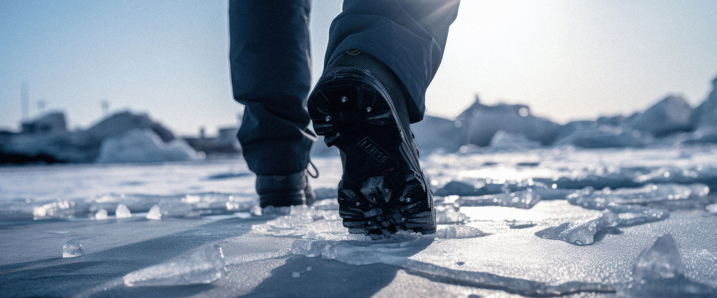 Bran Shoe Spikes avec 10 Spikes Shoe Claws pour Chaussures En hiver Anti  Dérapant Crampons pour femmes et hommes Pointons de chaussures pour  chaussures de montagne High Quali