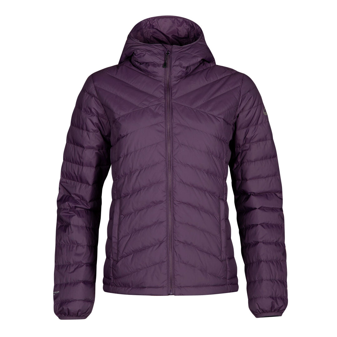 Halti Evolve Lite women's plus size down jacket in purple