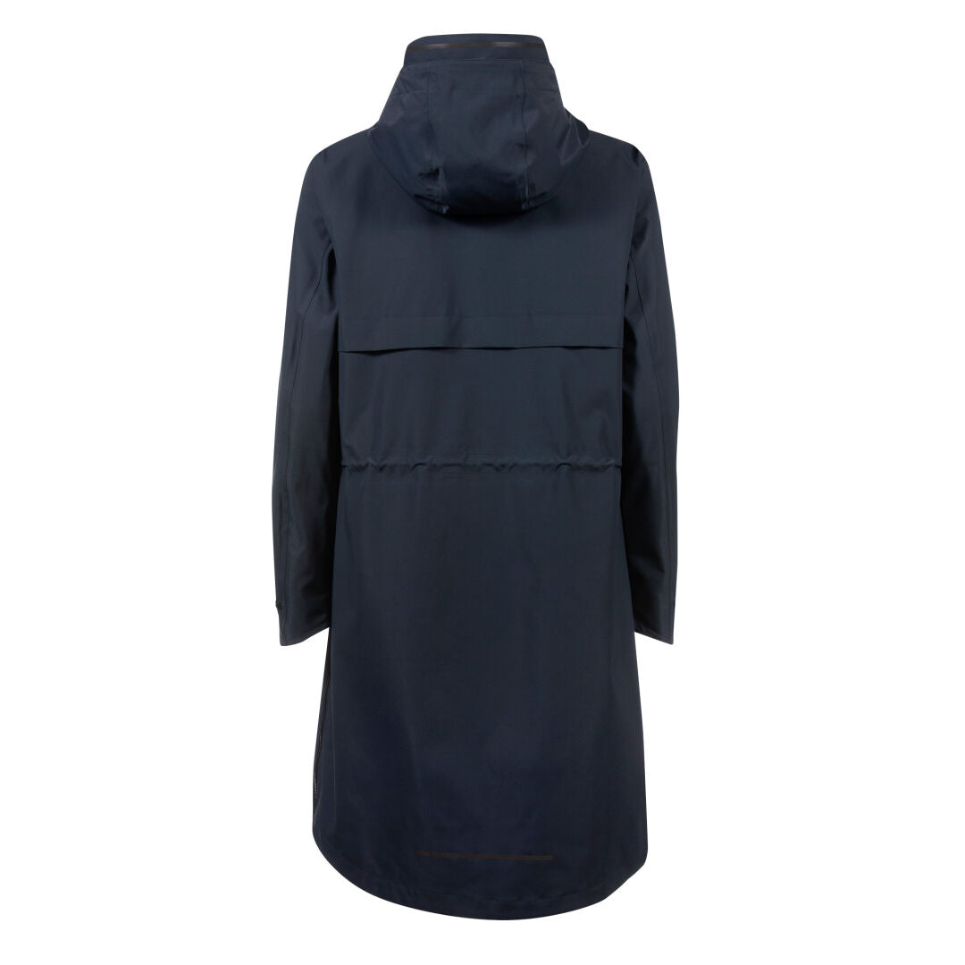 Halti Tokoi Women's long, waterproof Parka jacket - Kallio - Navy blue, Dark blue with black details
