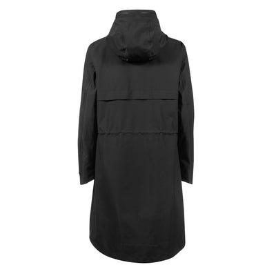 Halti Tokoi Women's long, waterproof Parka jacket - Kallio - Black with black details