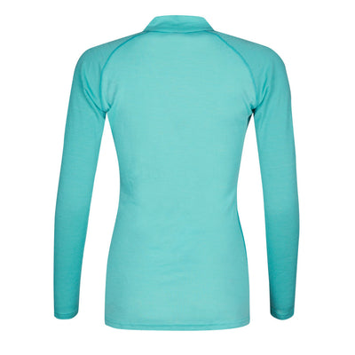 Halti Neva women's merino base layer shirt turqoise